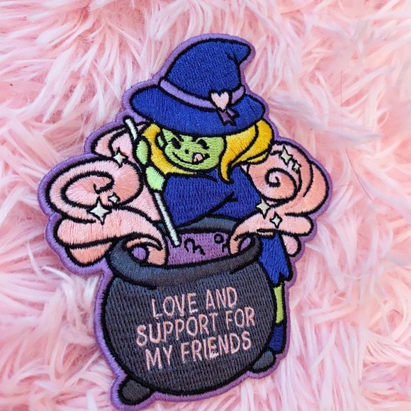 Sugarbones Love and Support for my Friends Bad Girls Patreon witch patch - Picture 2 of 6